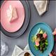 北歐風 啞光陶瓷西餐盤 居家餐廚擺設 質感裝飾 餐盤 盤子  10吋弧邊盤 | 第一張展示圖