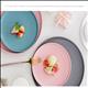 北歐風 啞光陶瓷西餐盤 居家餐廚擺設 質感裝飾 餐盤 盤子  10吋弧邊盤 | 第三張展示圖