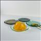 玻璃圓形醬料碟 醬油碟/小菜淺盤/弧邊盤 （四色)  可雷射雕刻LOGO 請提供圖稿估價 | 第三張展示圖
