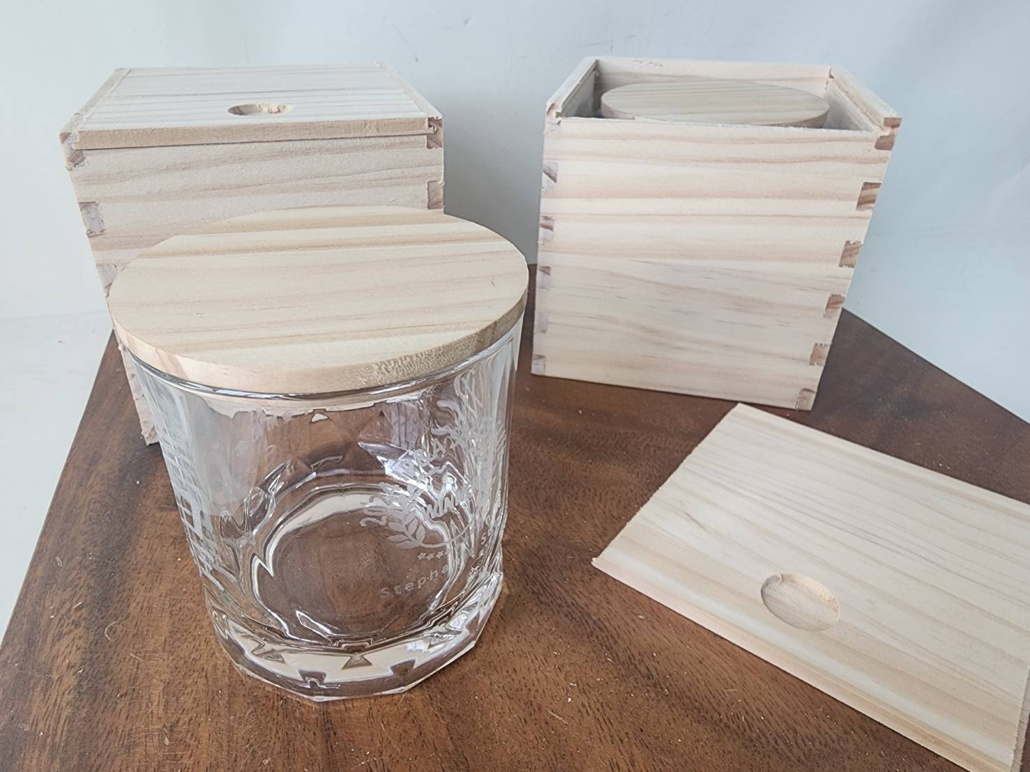 玻璃杯雕刻  Connexion 威士忌酒杯  雙入木盒裝 可刻名字 LOGO | 第三張展示圖