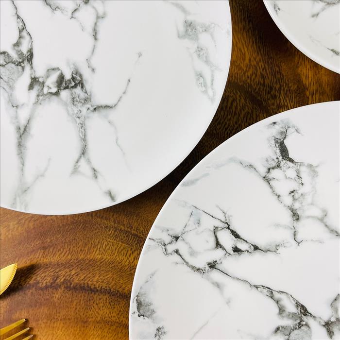 大理石紋盤/創意陶瓷西餐盤 居家餐廚擺設 質感裝飾/(10吋、8吋、6吋)