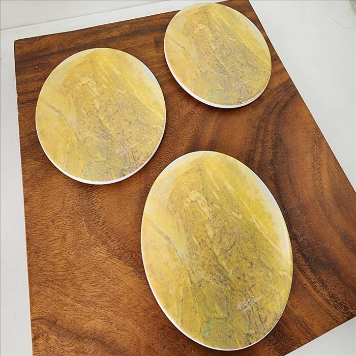 簡約款純白平板盤 蛋糕盤 壽司盤 烘焙麵包盤 可客製化釉上彩 | 展示圖