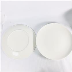 6吋 純白強化瓷圓盤 可客製化印刷LOGO 釉上彩   | 展示圖