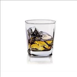 玻璃杯印刷 釉燒彩色玻璃杯 方形威士忌杯-295ml 可客製印刷圖案LOGO 圖案耐洗不掉 | 展示圖