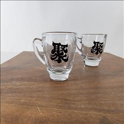玻璃杯印刷 義式濃縮咖啡杯 可印刷圖案Logo 圖案耐洗不掉 少量可做 | 展示圖