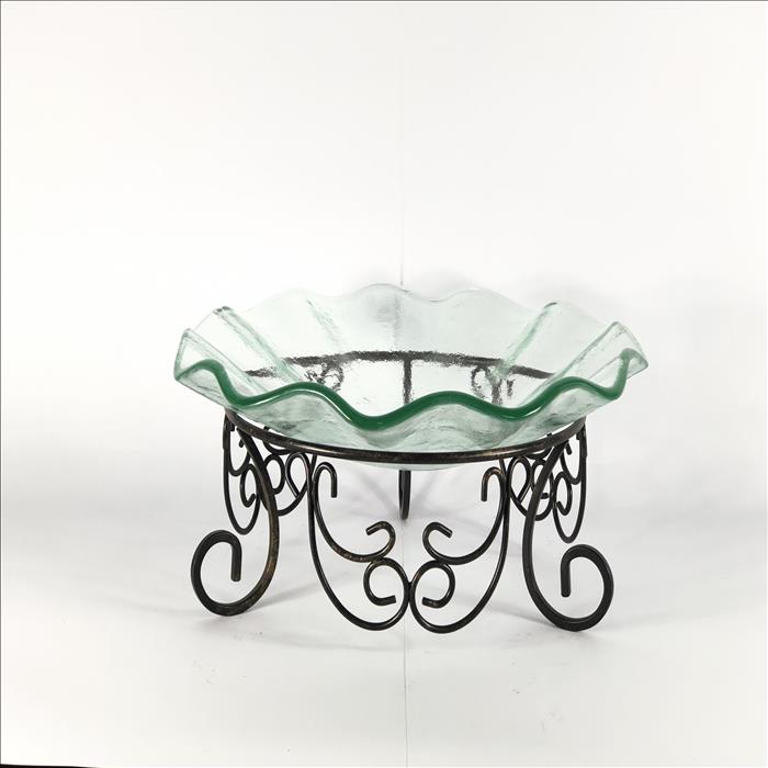 窯燒玻璃盤/圓型深缽【波浪】 | 第二張展示圖