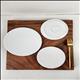 簡約款純白平板盤 蛋糕盤 壽司盤 烘焙麵包盤 可客製化釉上彩 | 第二張展示圖