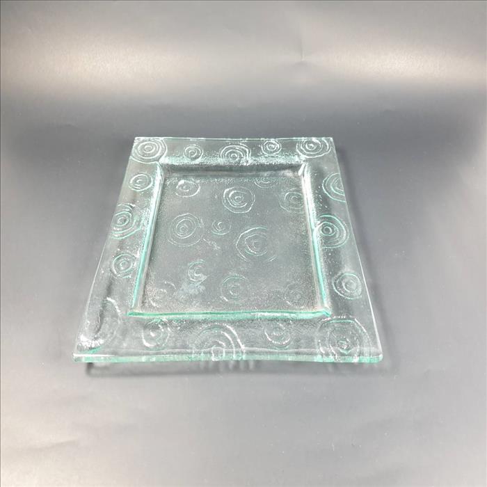 窯燒玻璃盤/正方盤(小)(中)(大)【 線圈】 | 第二張展示圖