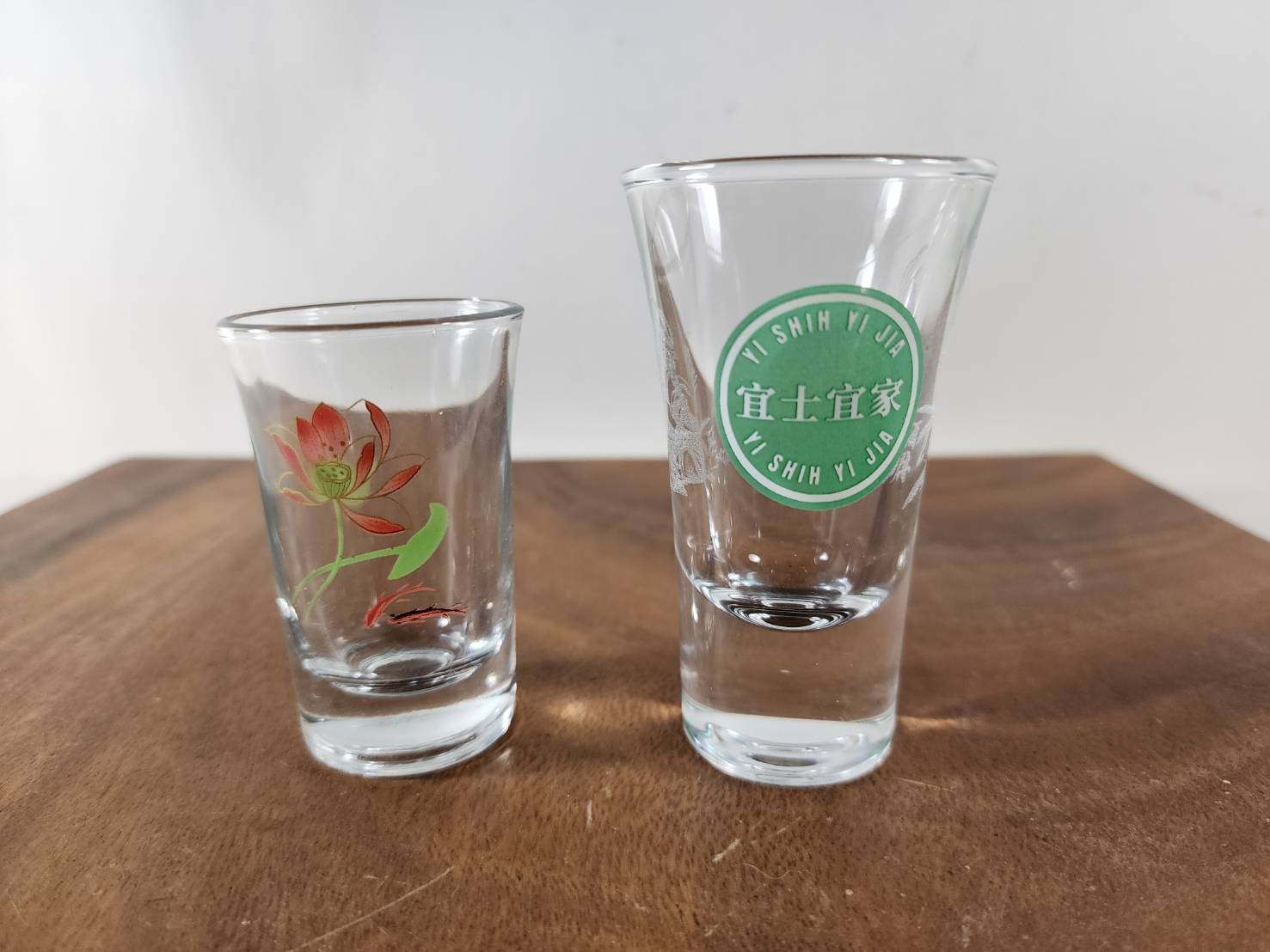 玻璃杯印刷 烈酒杯 子彈杯 兩種尺寸 35ml 57ml 可客製圖案印刷 圖案耐洗不掉 | 第二張展示圖