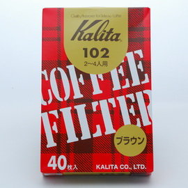 Kalita 無漂白咖啡濾紙 #101#102#103 40枚入/盒 | 第二張展示圖