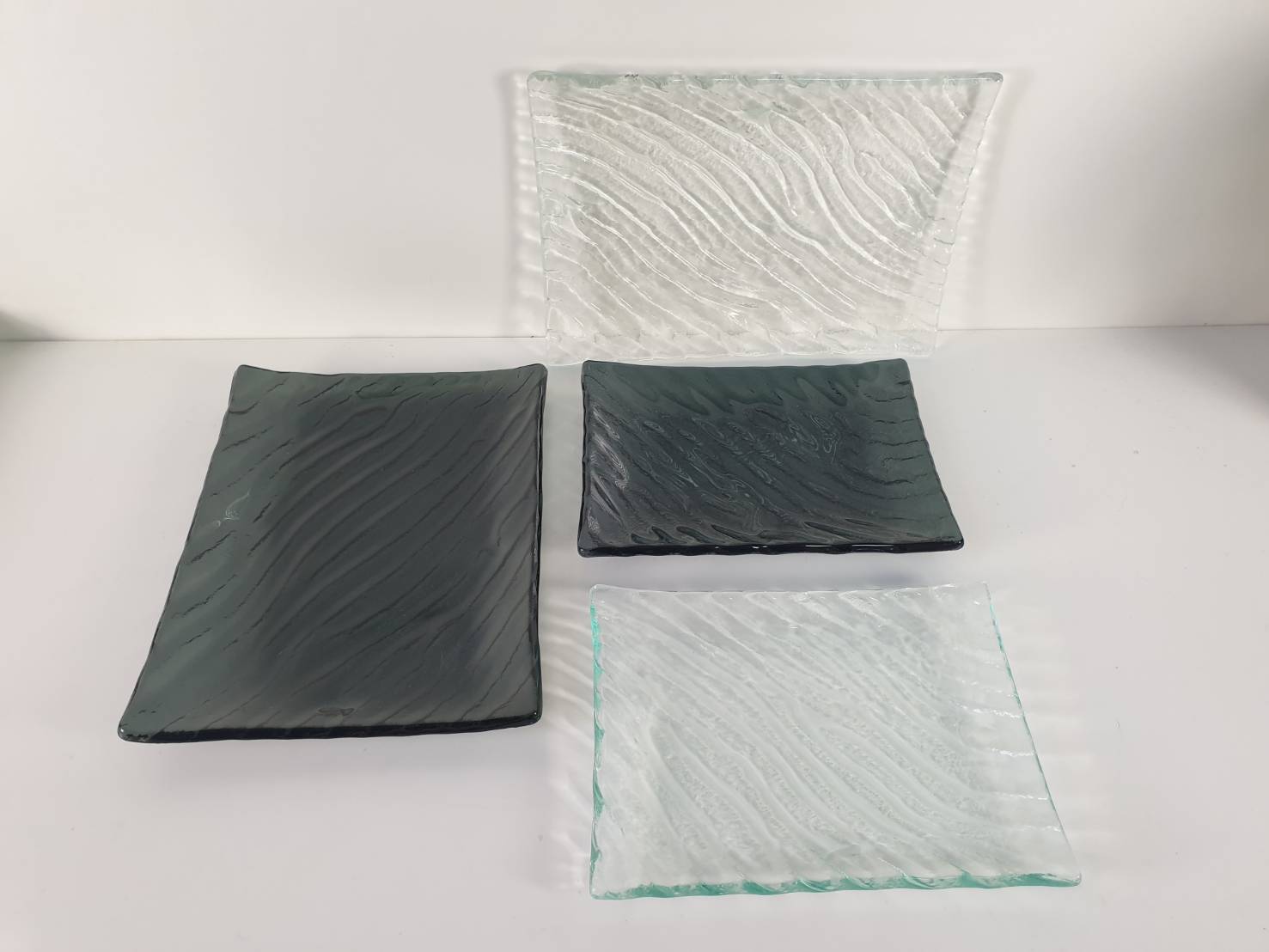 窯燒玻璃盤/方型玻璃盤【樹紋】 | 第三張展示圖