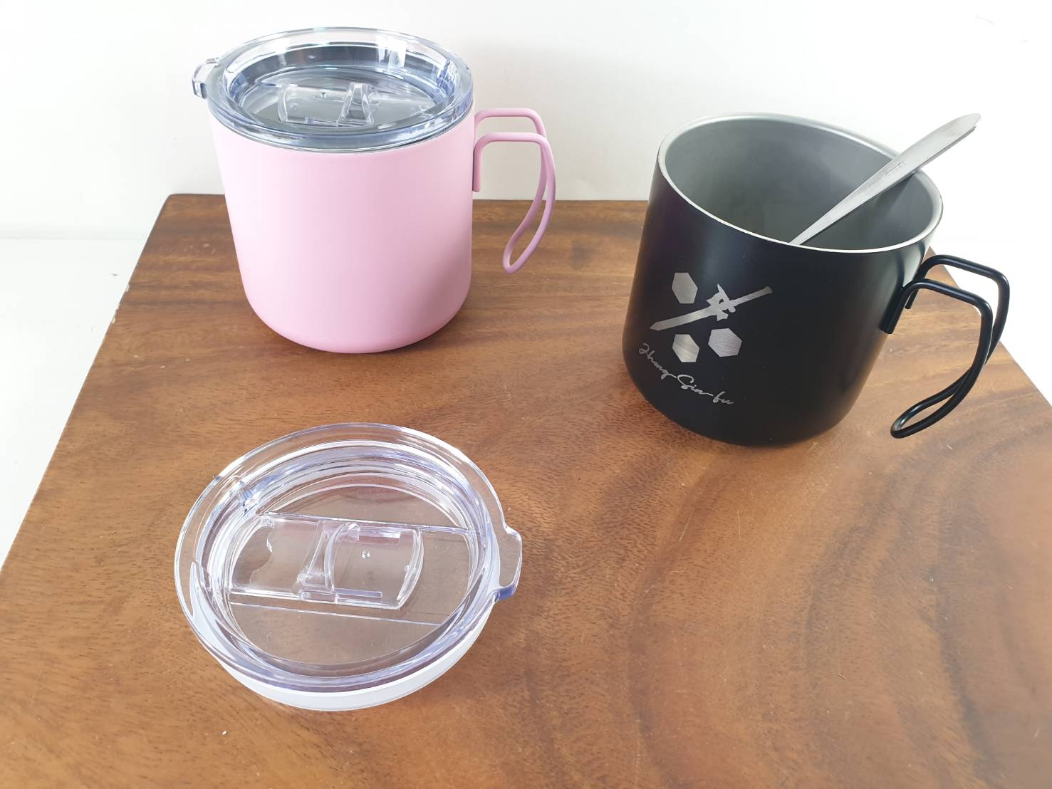 光雕不鏽鋼保溫杯 咖啡杯 含杯蓋 4色可選 350ml 可刻印LOGO字圖 | 第四張展示圖