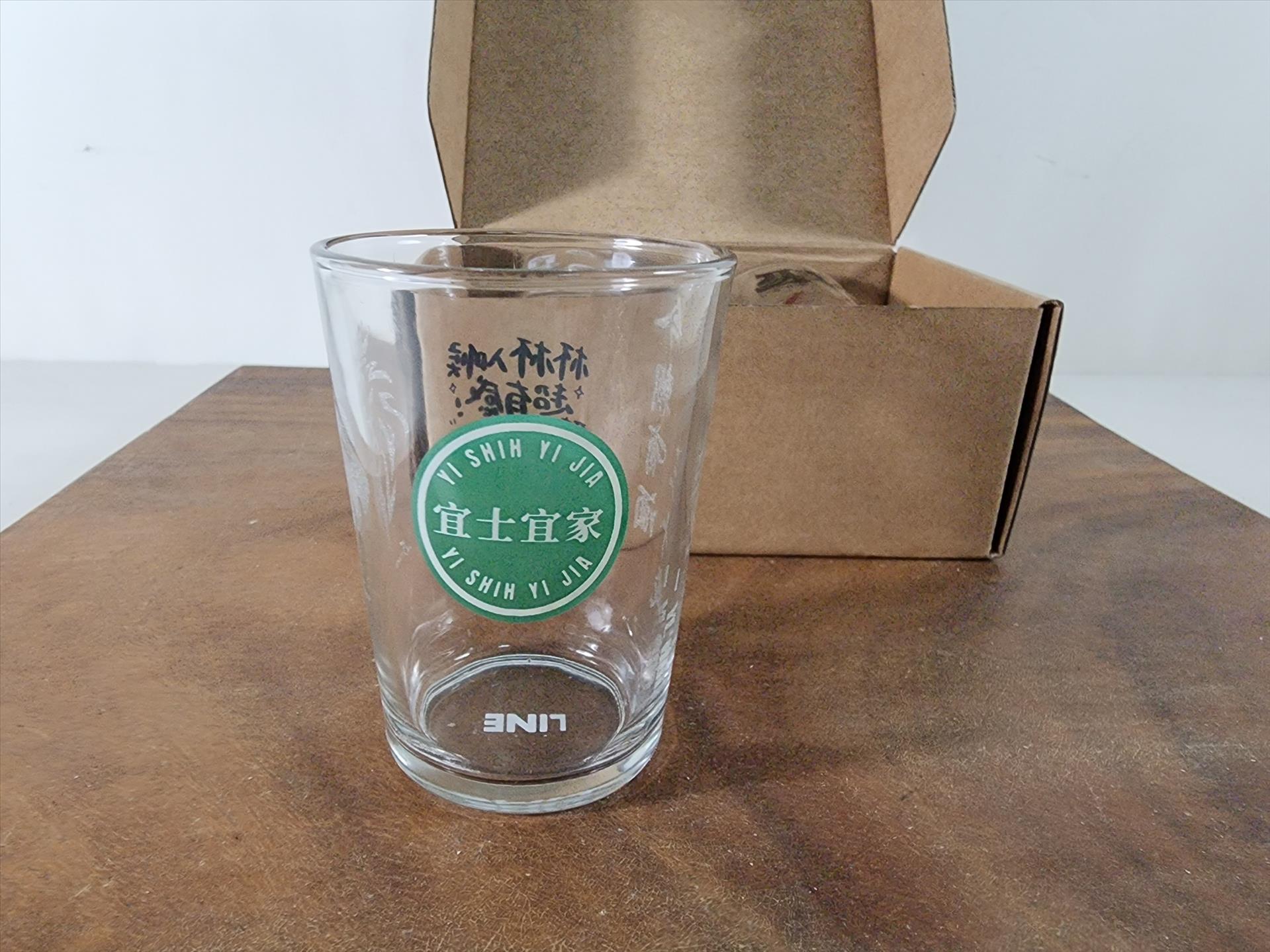 玻璃杯印刷 釉燒熱炒杯雙入盒裝組合 啤酒杯150ml 可印刷圖案耐洗不掉 最少100組起訂 | 第五張展示圖