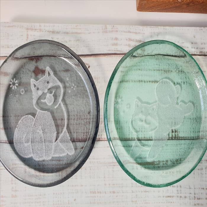 玻璃圓形醬料碟 醬油碟/小菜淺盤/弧邊盤 （四色)  可雷射雕刻LOGO | 第六張展示圖