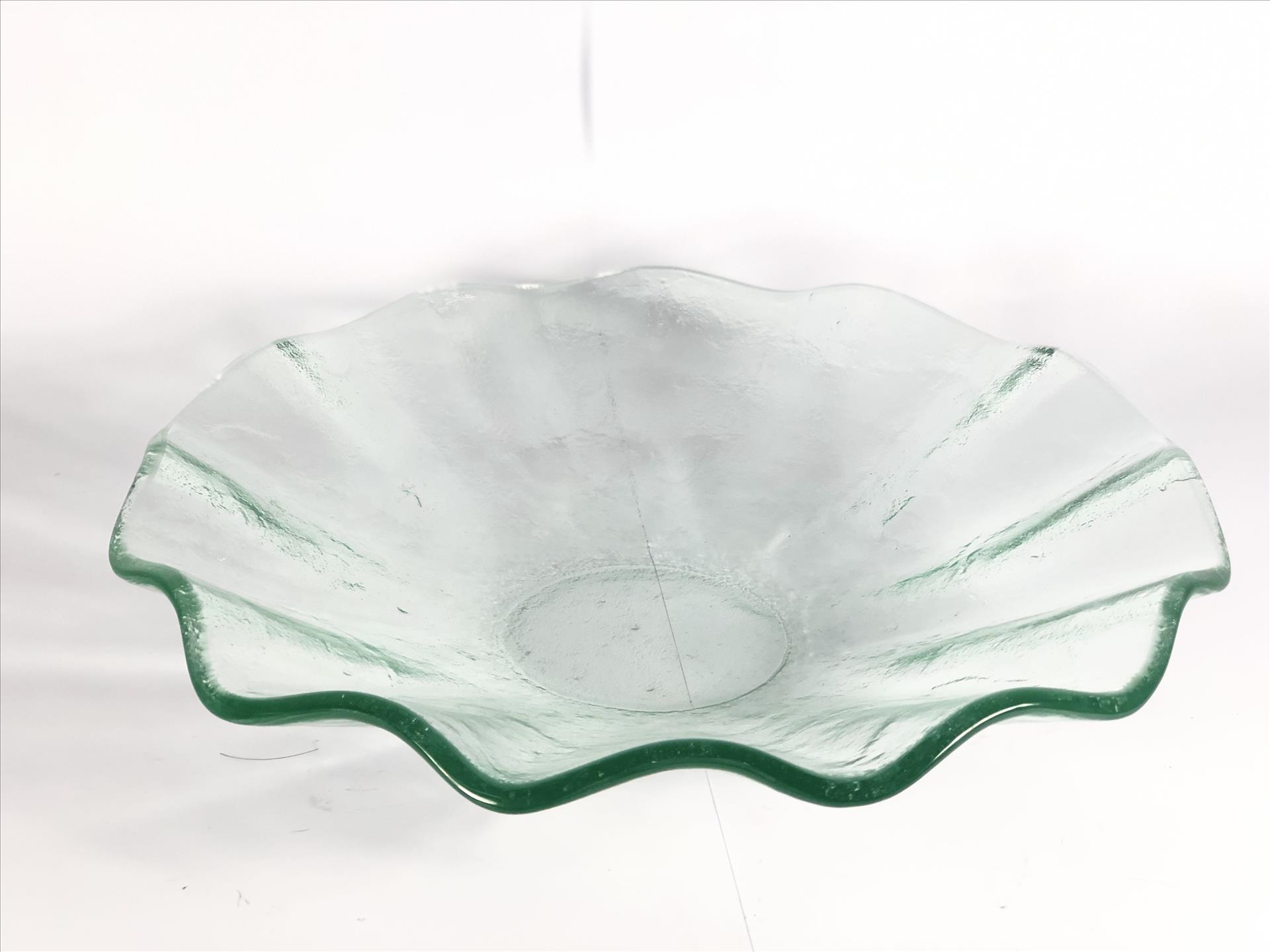 窯燒玻璃盤/圓型深缽【波浪】 | 第一張展示圖