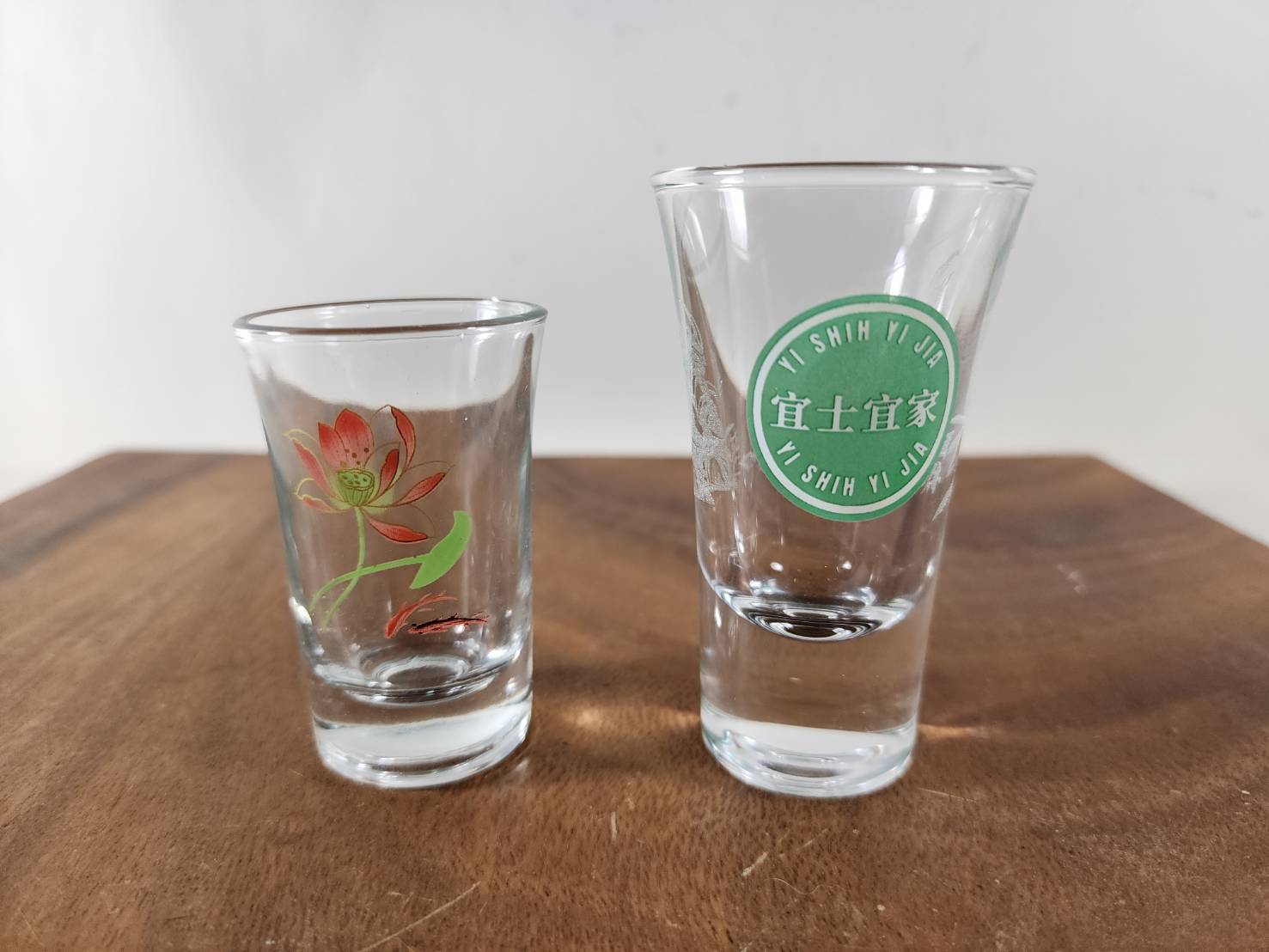 玻璃杯印刷 烈酒杯 子彈杯 兩種尺寸 35ml 57ml 可客製圖案印刷 圖案耐洗不掉 | 第一張展示圖
