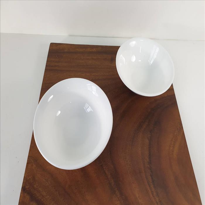 6吋 純白強化瓷飯碗 麵碗 湯碗 可客製化印刷LOGO 釉上彩圖樣 | 展示圖