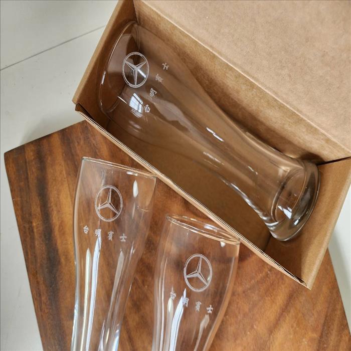 玻璃杯雕刻 | 高級 美式啤酒杯  啤酒杯 545ml 可刻名字 LOGO 最少訂購6pcs起 | 展示圖