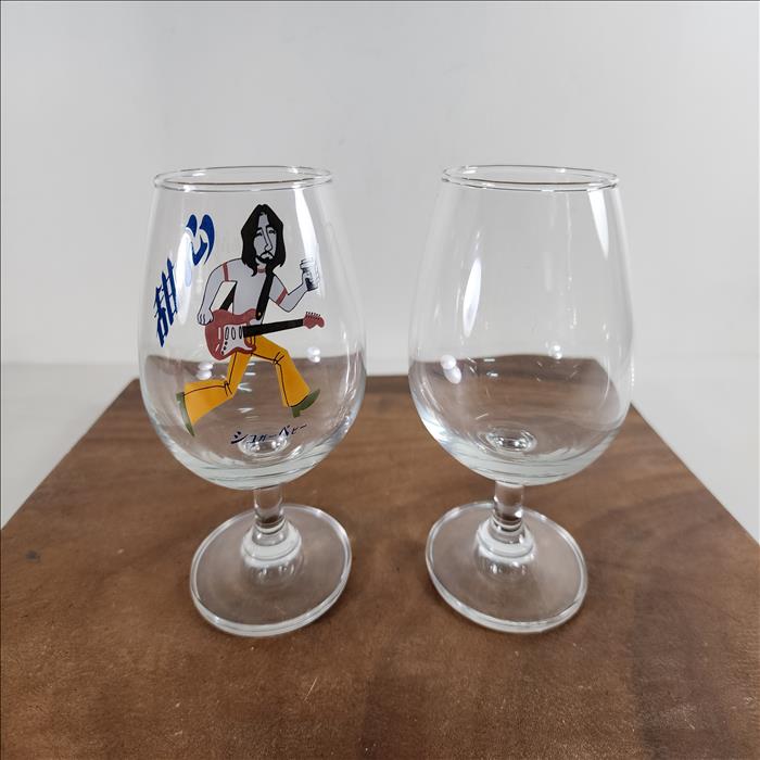 玻璃杯印刷 釉燒彩色 大白蘭地杯12oz-340ml 可客製印刷圖案Logo 圖案耐洗不掉 | 展示圖