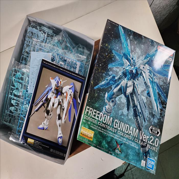 限量版模型 日版正品 冰霜自由  MG 1/100 自由鋼彈 Ver.2.0 24小時出貨 | 展示圖