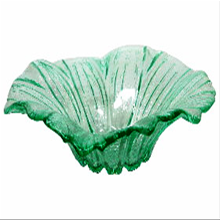 窯燒玻璃盤/圓型深缽【 綻放】 | 展示圖