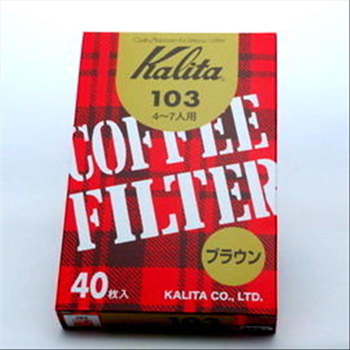 Kalita 無漂白咖啡濾紙 #101#102#103 40枚入/盒 | 展示圖